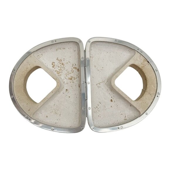 Bottega Veneta Kettlebell Travertine Stone Top Handle Bag NWOT - Picture 4 of 10